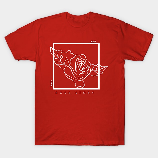 Rose Story 2 T-Shirt by Ifoart